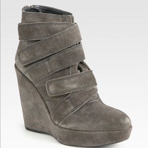 Stuart Weitzman Gray Ankle Boots